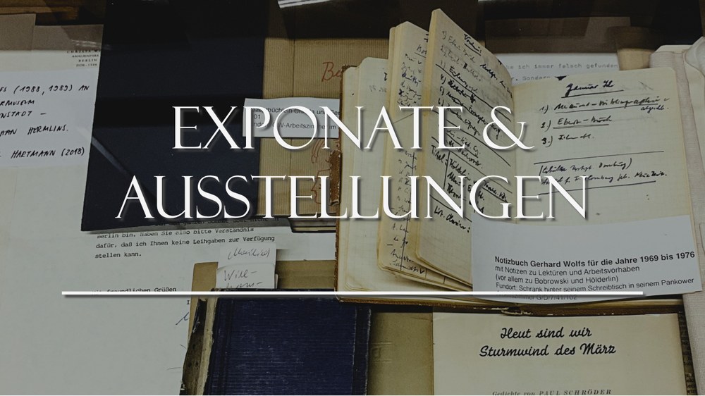 Exponate im Gerhard Wolf-Raum
