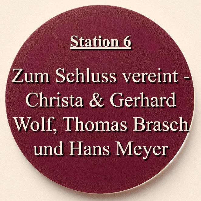 Button Station 6: Zum Schluss vereint