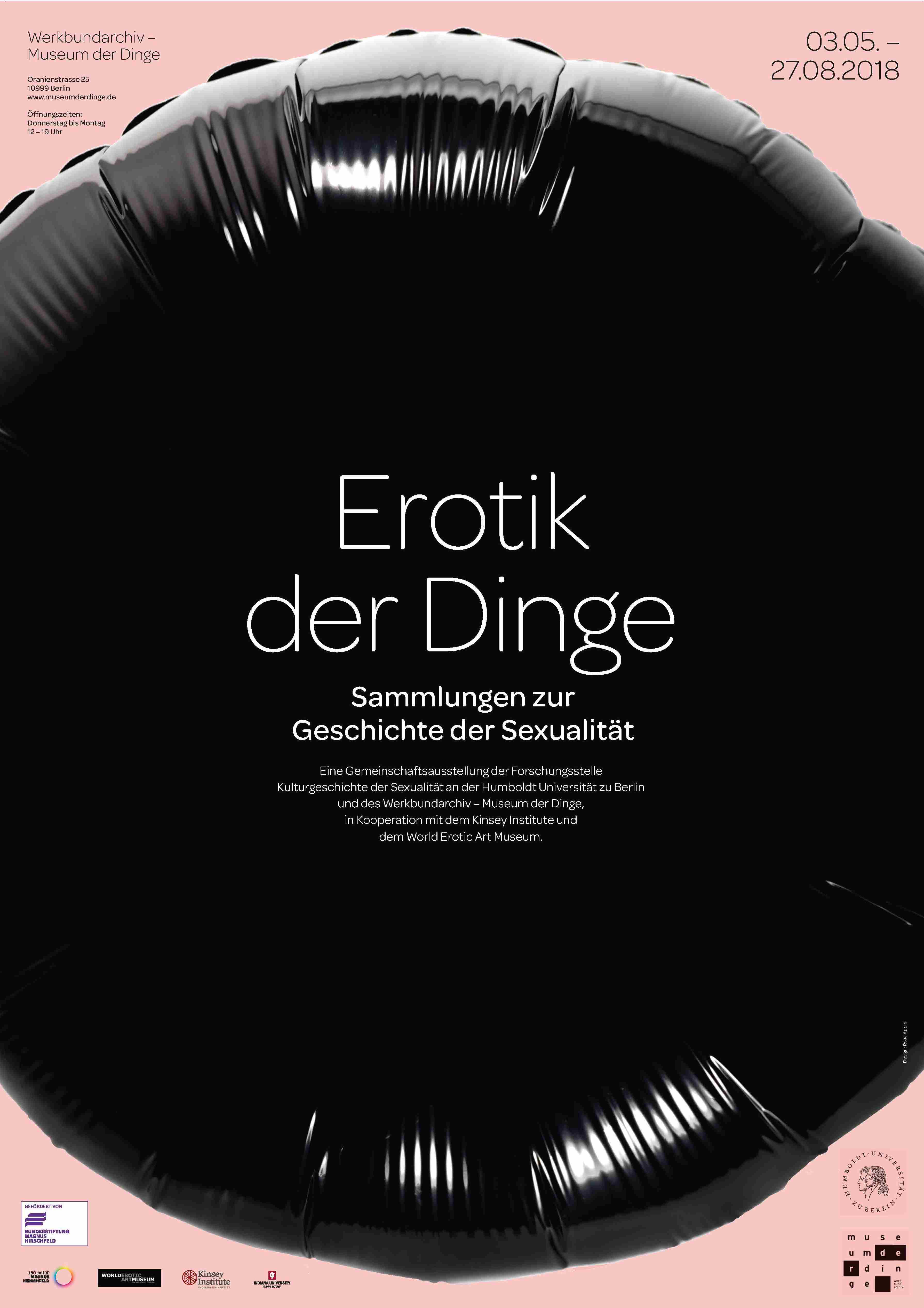 Plakat Ausstellung Erotik der Dinge