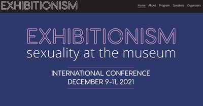 Screenshot of conference website